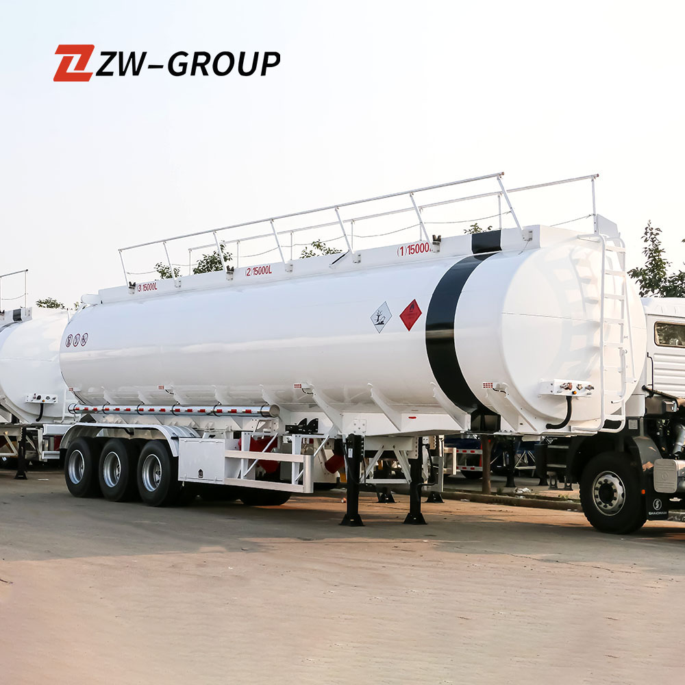 Customizable 3 Axle Carbon Steel Tanker Semi-Trailer