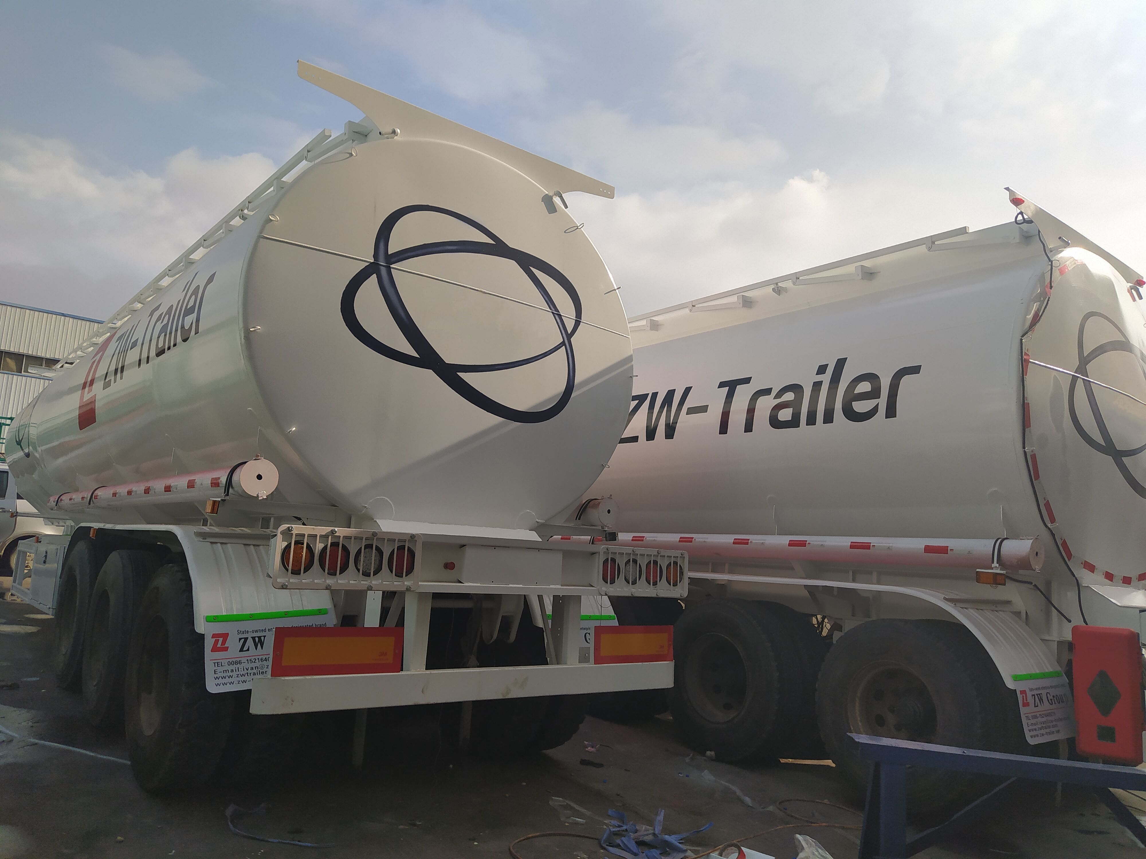 3 axle 42000L Carbon steel tank trailer