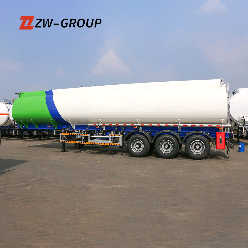 3 Axle Aluminum Fuel Tanker Semi Trailer
