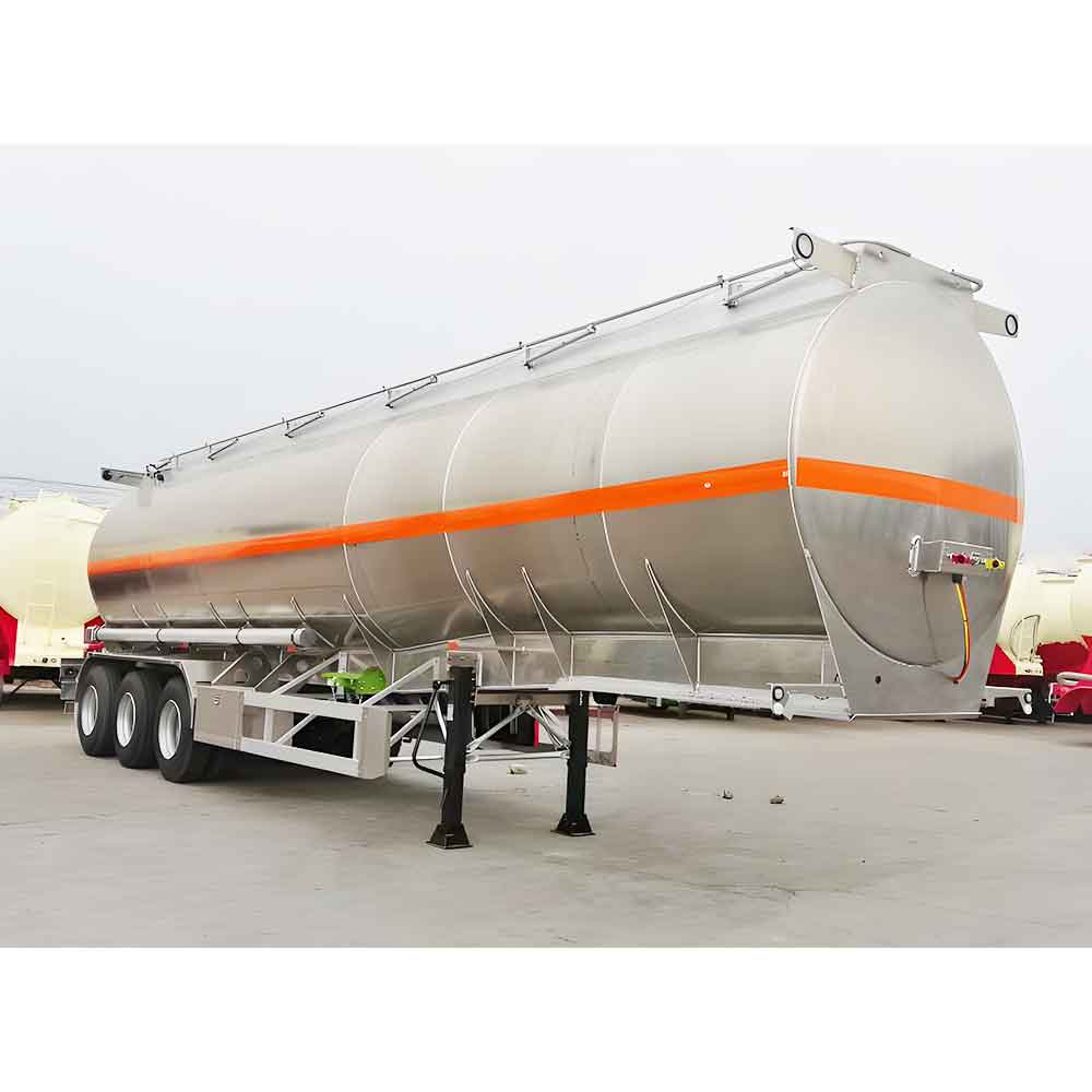 45CBM Aluminum Fuel Tanker  Trailer