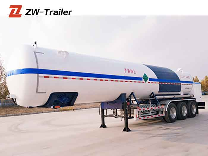 Liquid Nitrogen Cryogenic Tank Trailer