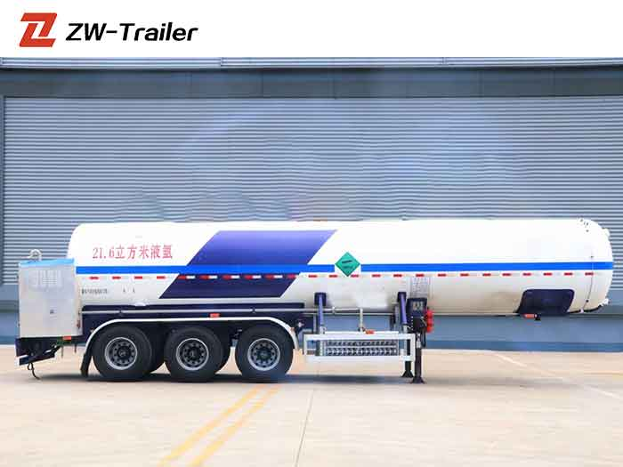 27.7m³Liquid Oxygen Cryogenic Tank Semi Trailer