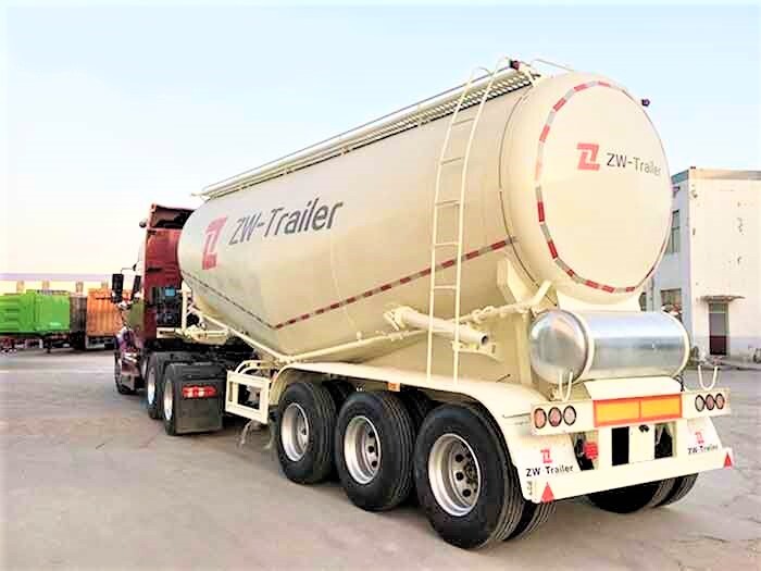 3 Axle 40CBM Dry Bulk Tanker Trailer