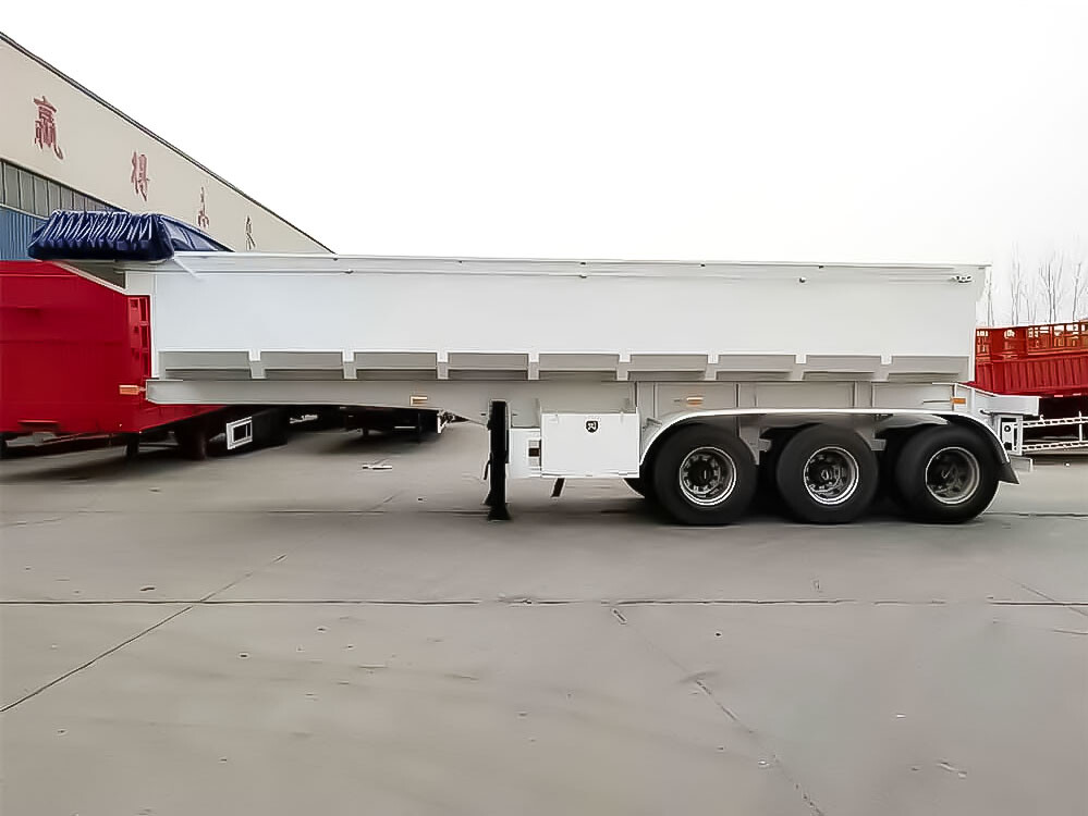 Tri Axle Side Tipper Dump Semi Trailer