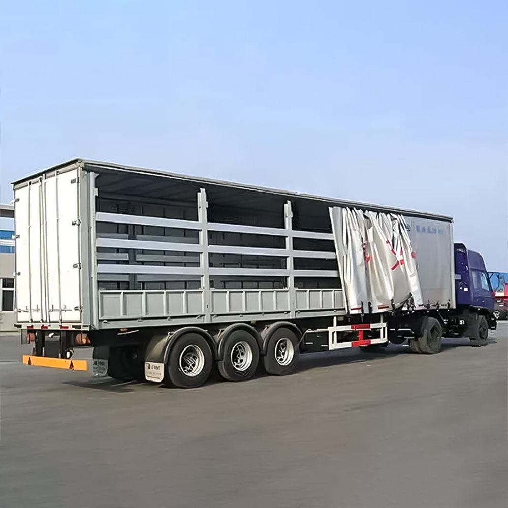 3 Axle Curtain Side Semi Trailer