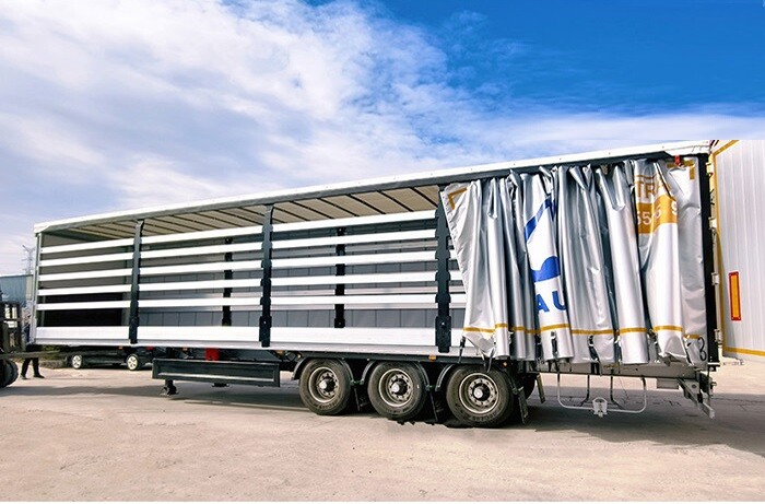 3 Axle Curtain Side Semi Trailer