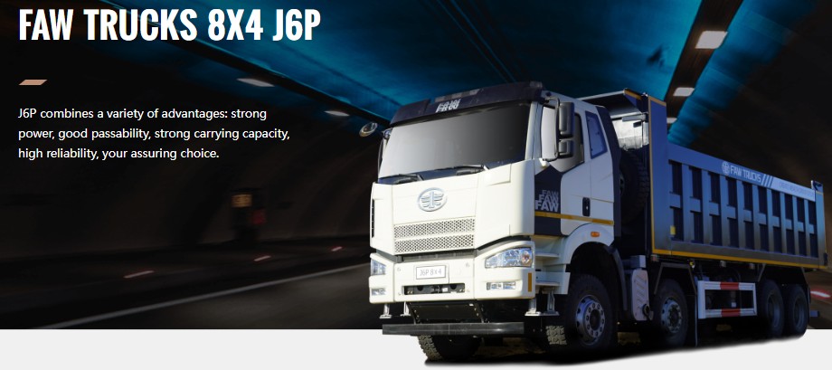 Brand New FAW J6P 8x4 420HP Dump Truck