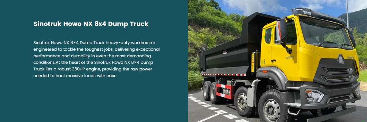 Howo NX 8x4 dump truck 