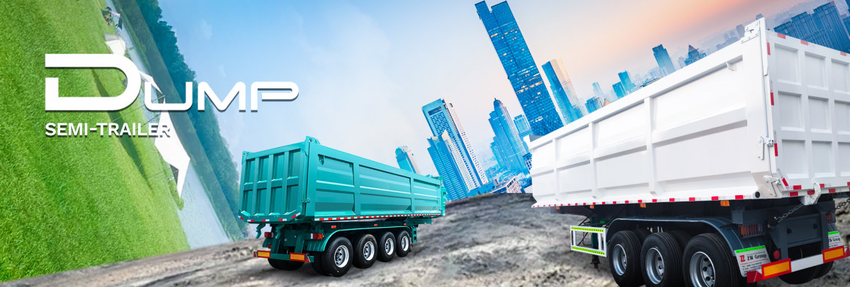 U-Shaped Rear Dump Semi Trailer