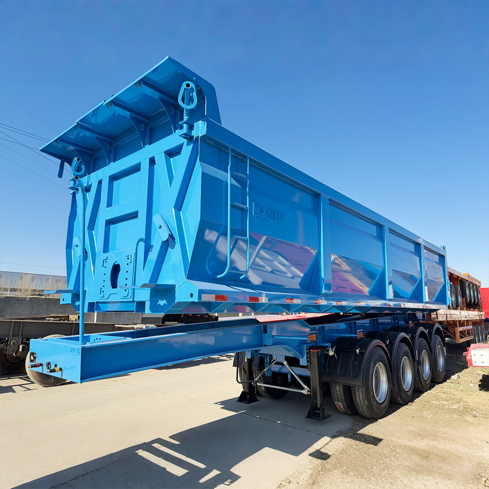 Brand New 80Tons (35CBM) Semi Dump Trailer  