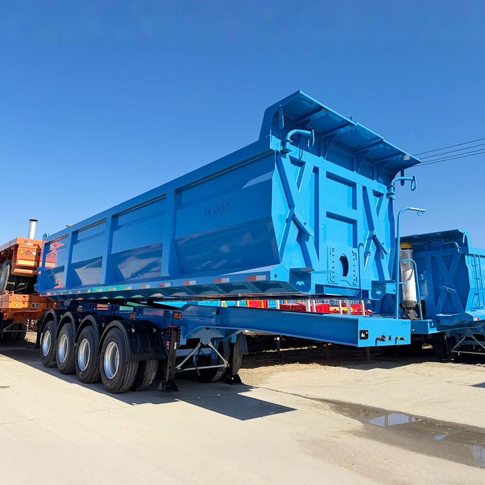 Brand New 80Tons (35CBM) Semi Dump Trailer  