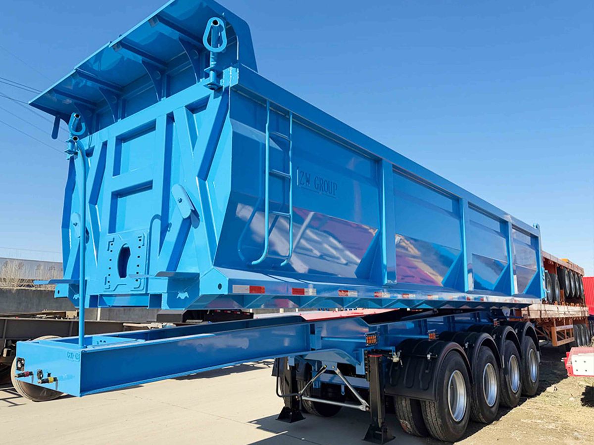 4-Axle Dump Semi-Trailers 