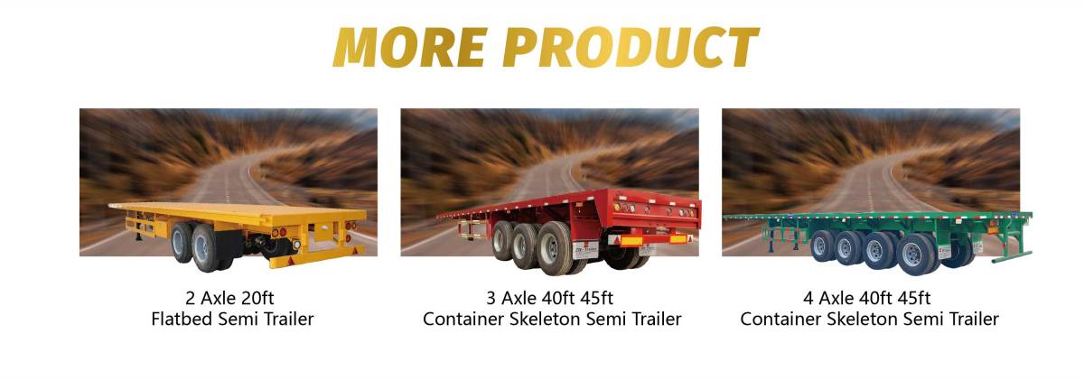 Heavy-Duty  Flatbed Semi Trailer