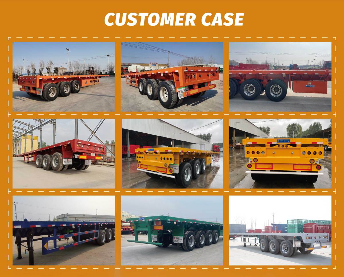 Heavy-Duty  Flatbed Semi Trailer
