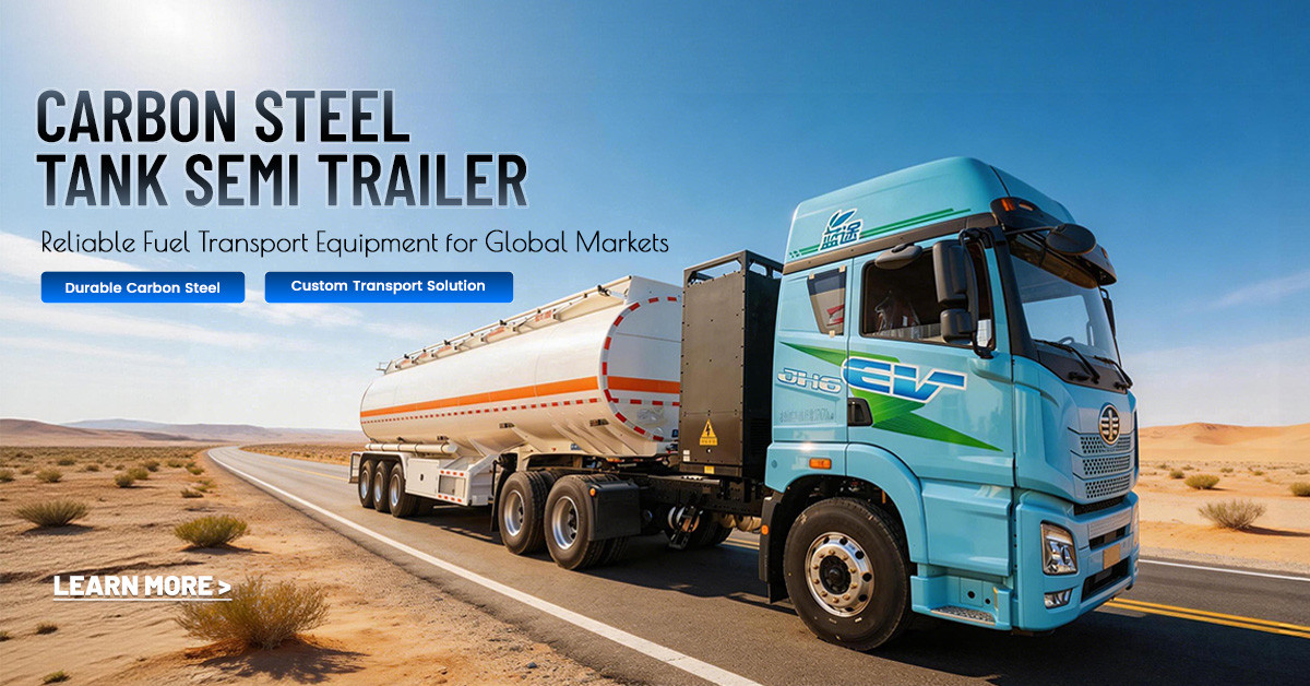 Carbon Steel Fuel Tanker Trailer