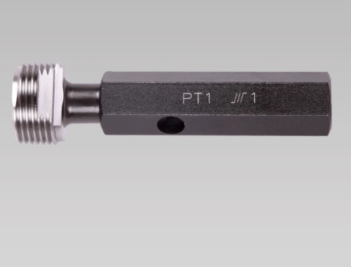 Japanese standard tapered pipe thread ring plug gauge (PT)