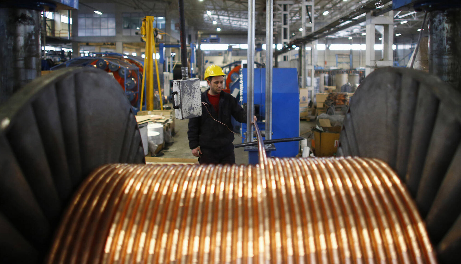 At present, we have five finishing rolling production lines and two hot rolling production lines .