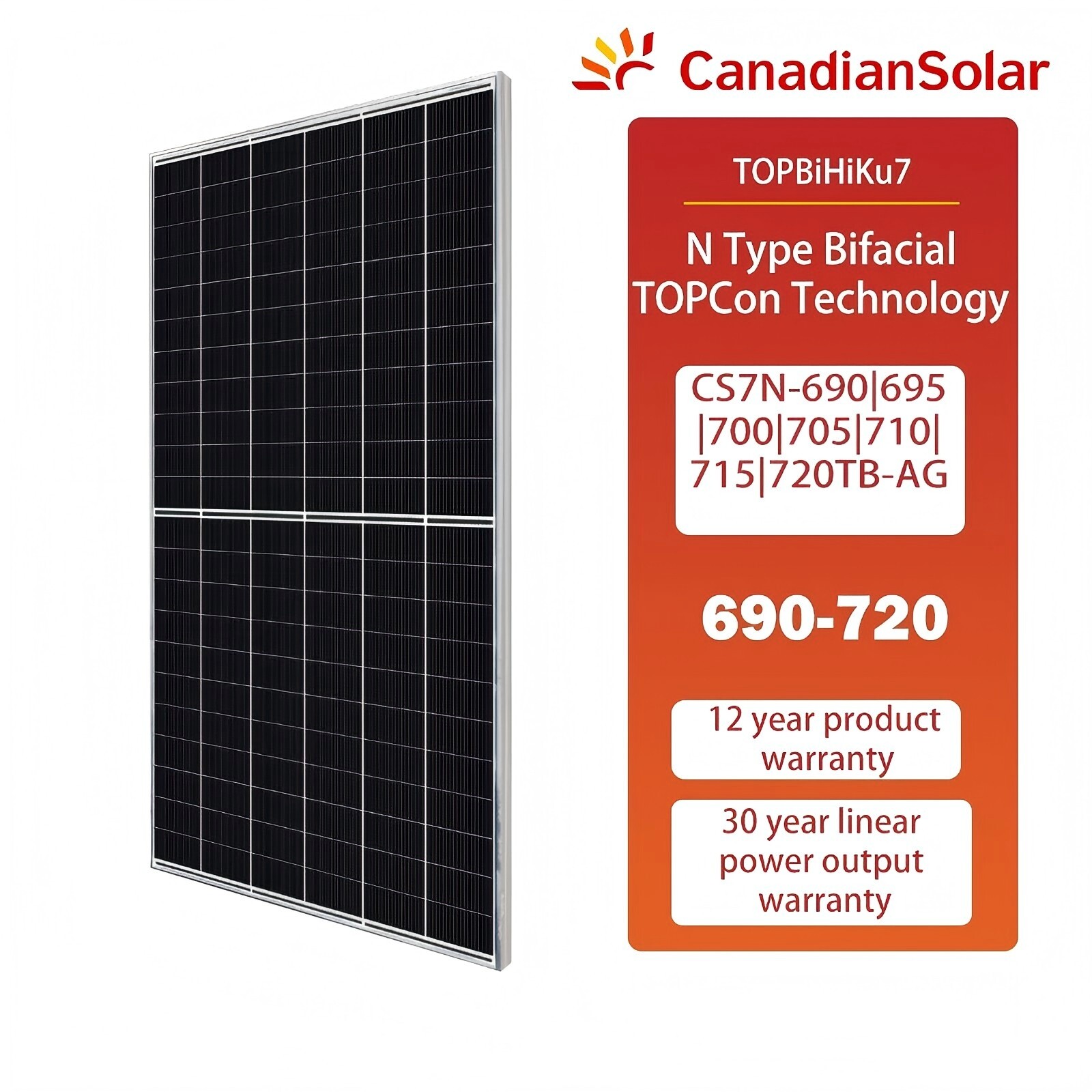 Canadian Solar TOPBiHiKu7 685-715w