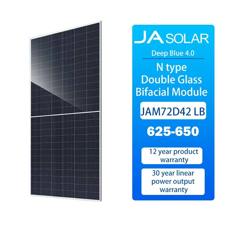 JA Solar JAM72D42 LB 625W 630W 635W 640W 645W 650W
