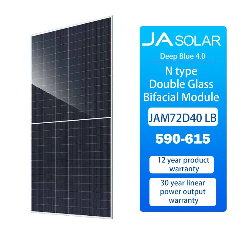 JA SOLAR Bifacial Module JAM72D40 LB