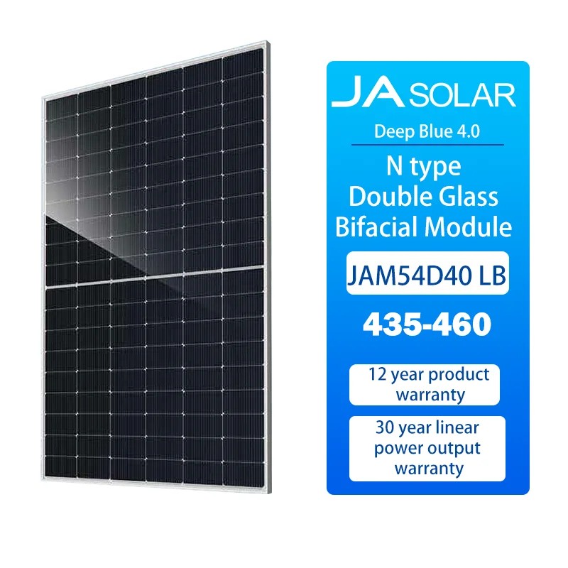 JA Solar N type deep blue 4.0 435W 440w 445w 450w 455w 460w