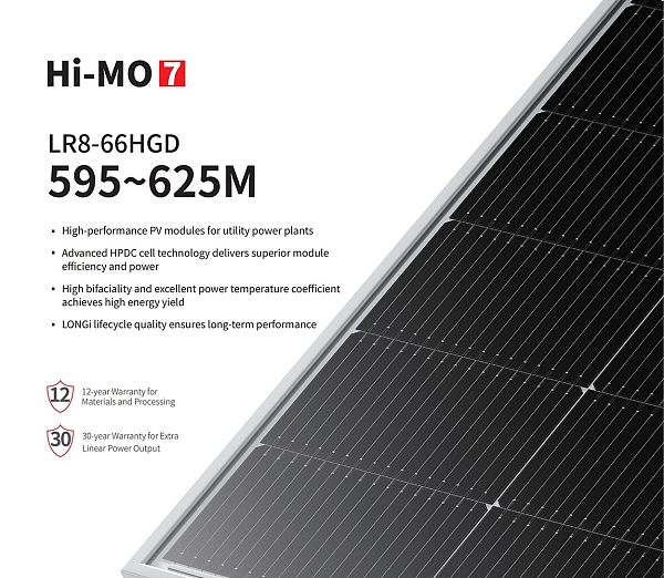Hi-MO 7 LR8-66HGD 595-625M Hi-MO 7 LR8-66HGD 595-625M