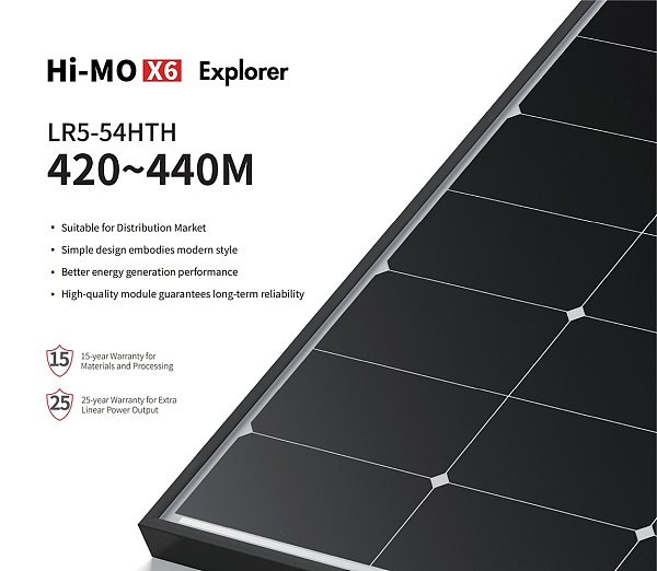 Hi-MO X6 LR5-54HTH 420-440M Hi-MO X6 LR5-54HTH 420-440M