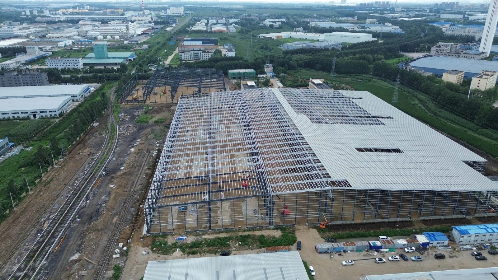 21,000 SQM Steel Structure Industrial Workshop