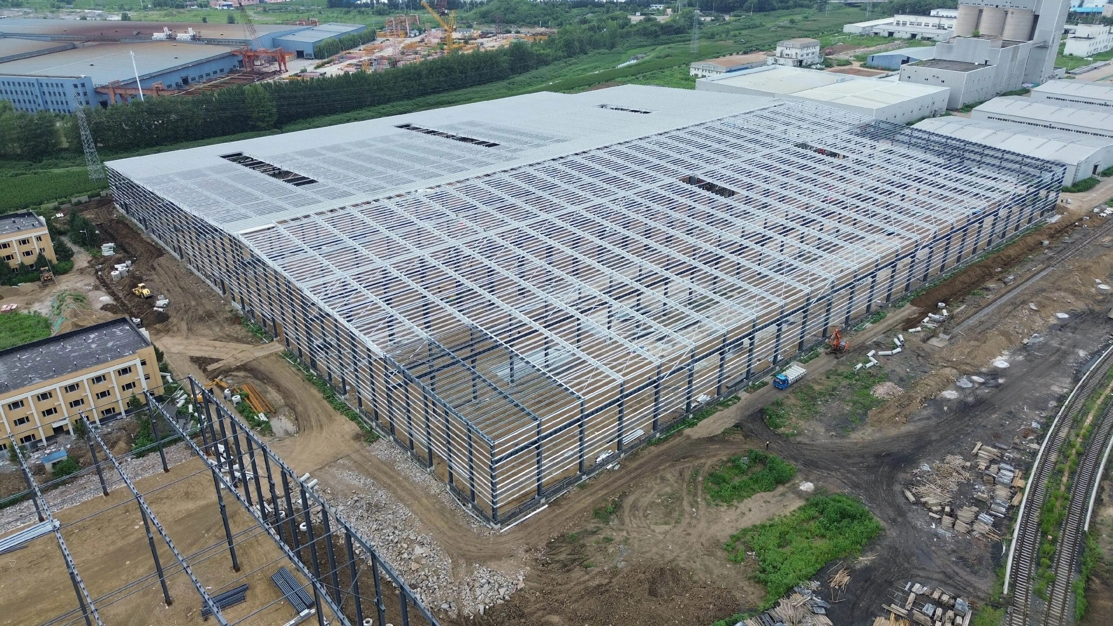 21,000 SQM Steel Structure Industrial Workshop