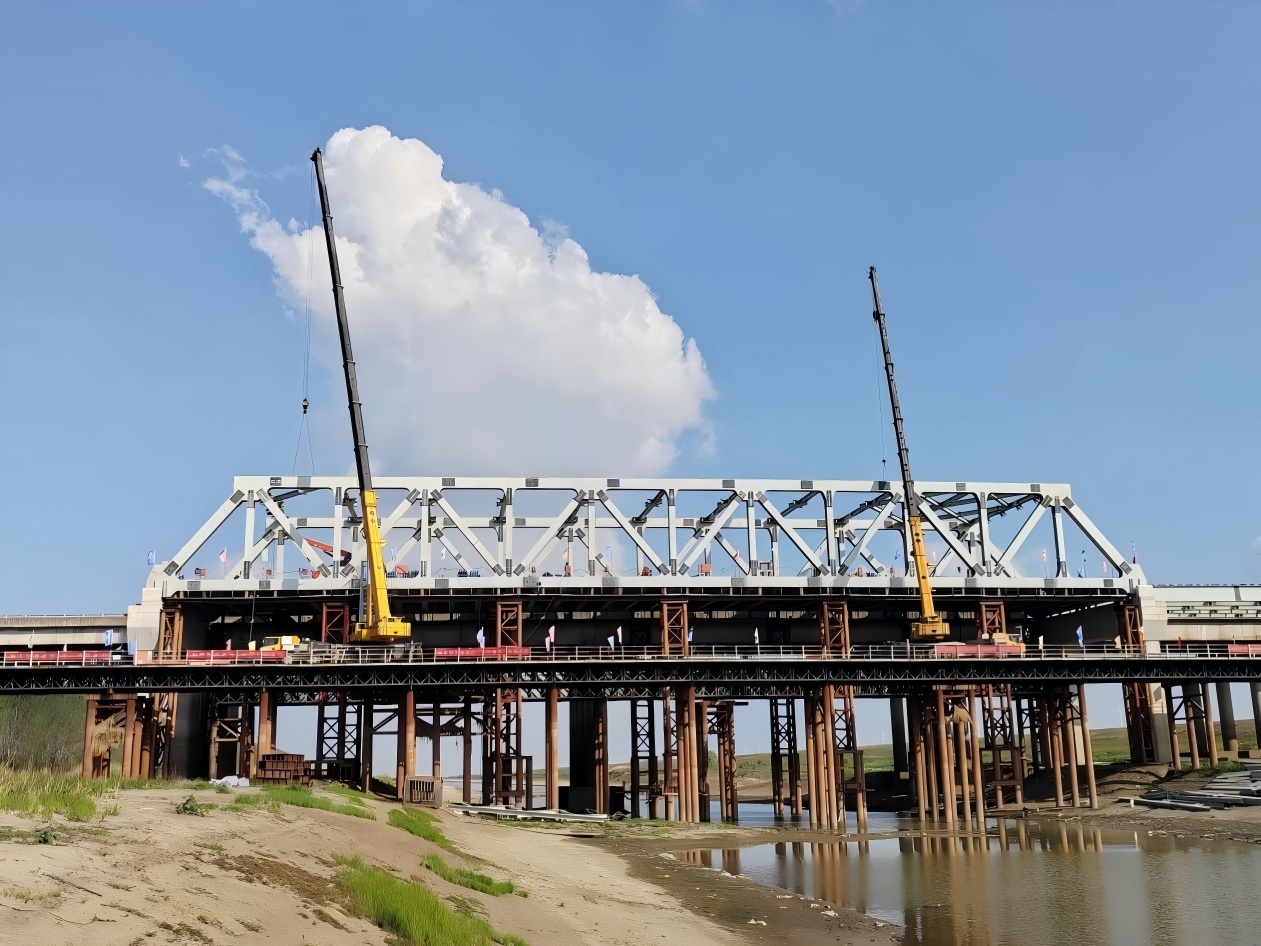 50-Meter Span Steel Structure Truss Bridge