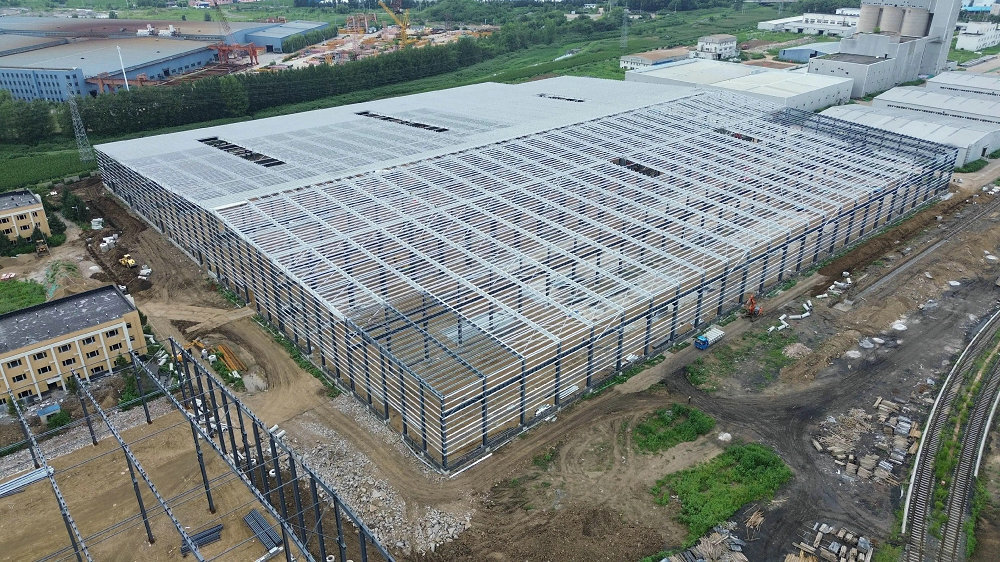 21,000 SQM Steel Structure Industrial Workshop