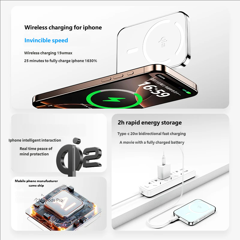 X1 MagSync Qi2  15W 5000mAh / 10000mAh Wireless 22.5W Power Bank