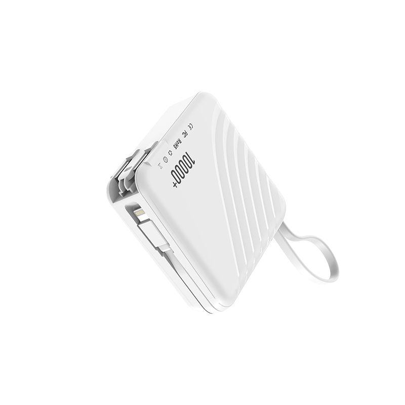 C3 AC 10000mAh Power Bank with Type-c&Lightning cable Support Plug Options