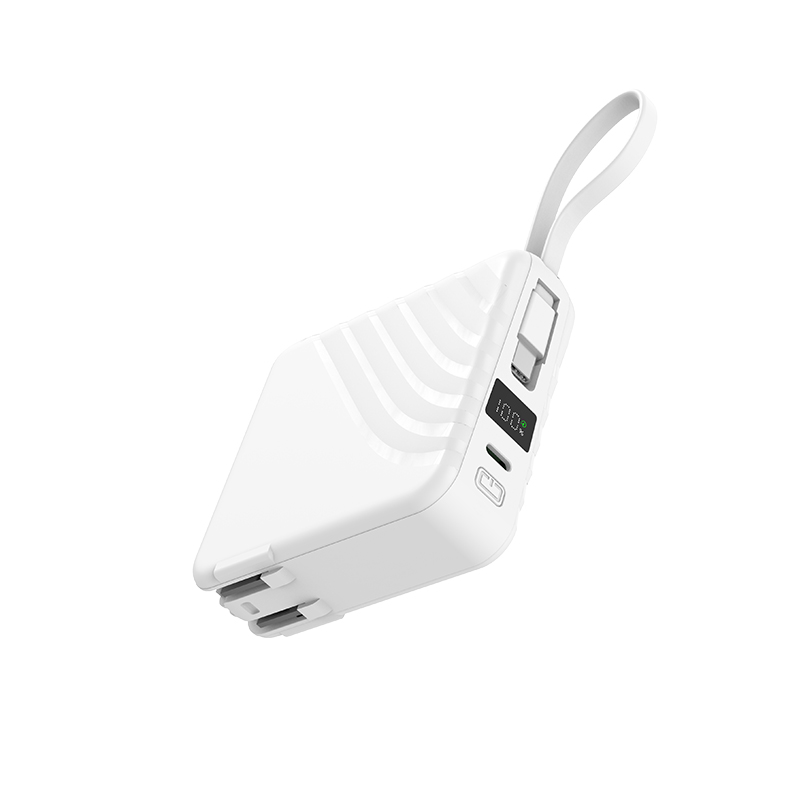 C3 AC 10000mAh Power Bank with Type-c&Lightning cable Support Plug Options