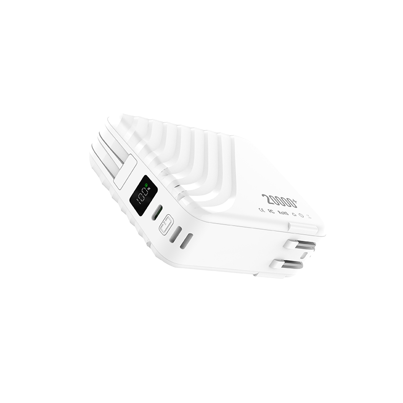 C4 AC 20000mAh Power Bank With Type-c&Lightning Cable Support Plug Options