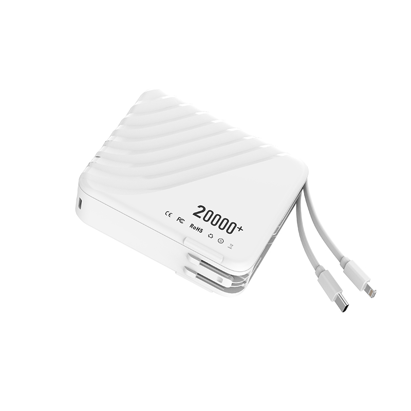C4 AC 20000mAh Power Bank With Type-c&Lightning Cable Support Plug Options