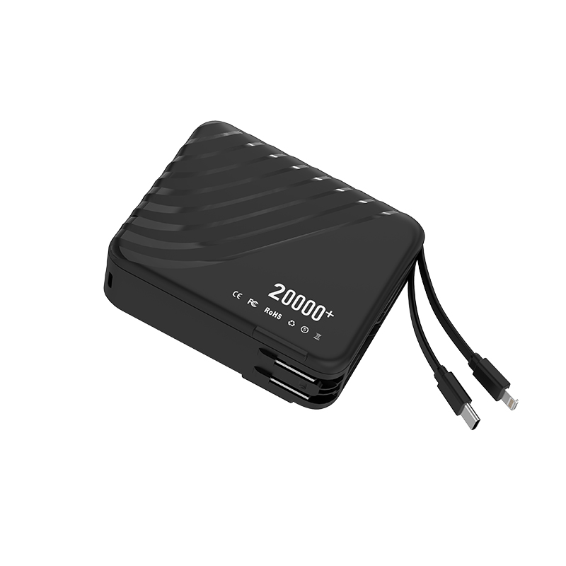 C4 AC 20000mAh Power Bank With Type-c&Lightning Cable Support Plug Options