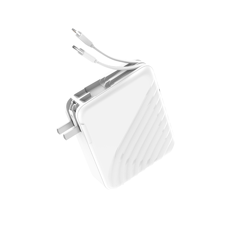 C4 AC 20000mAh Power Bank With Type-c&Lightning Cable Support Plug Options