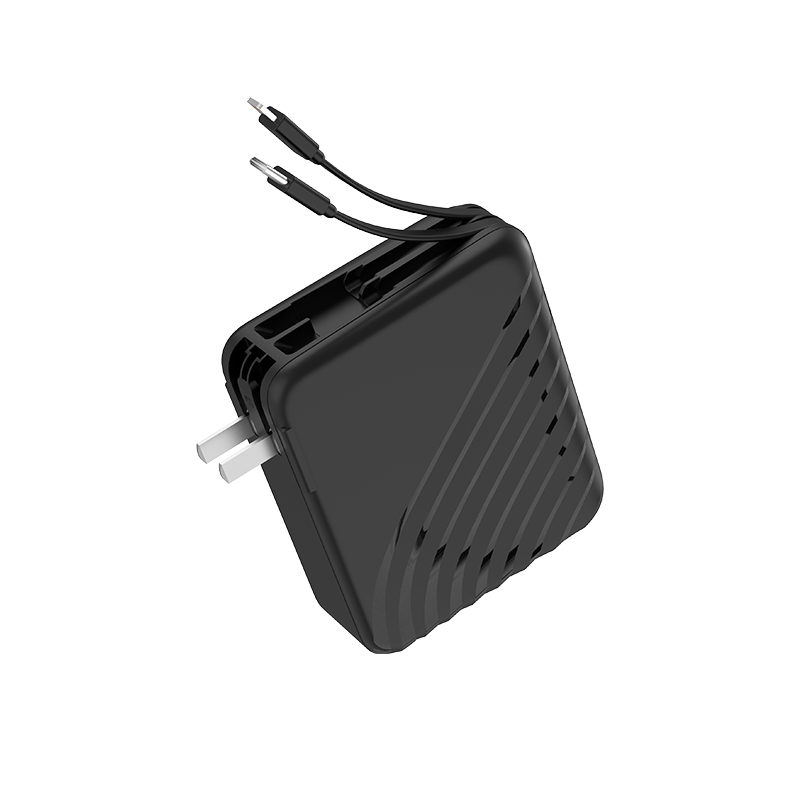 C4 AC 20000mAh Power Bank With Type-c&Lightning Cable Support Plug Options