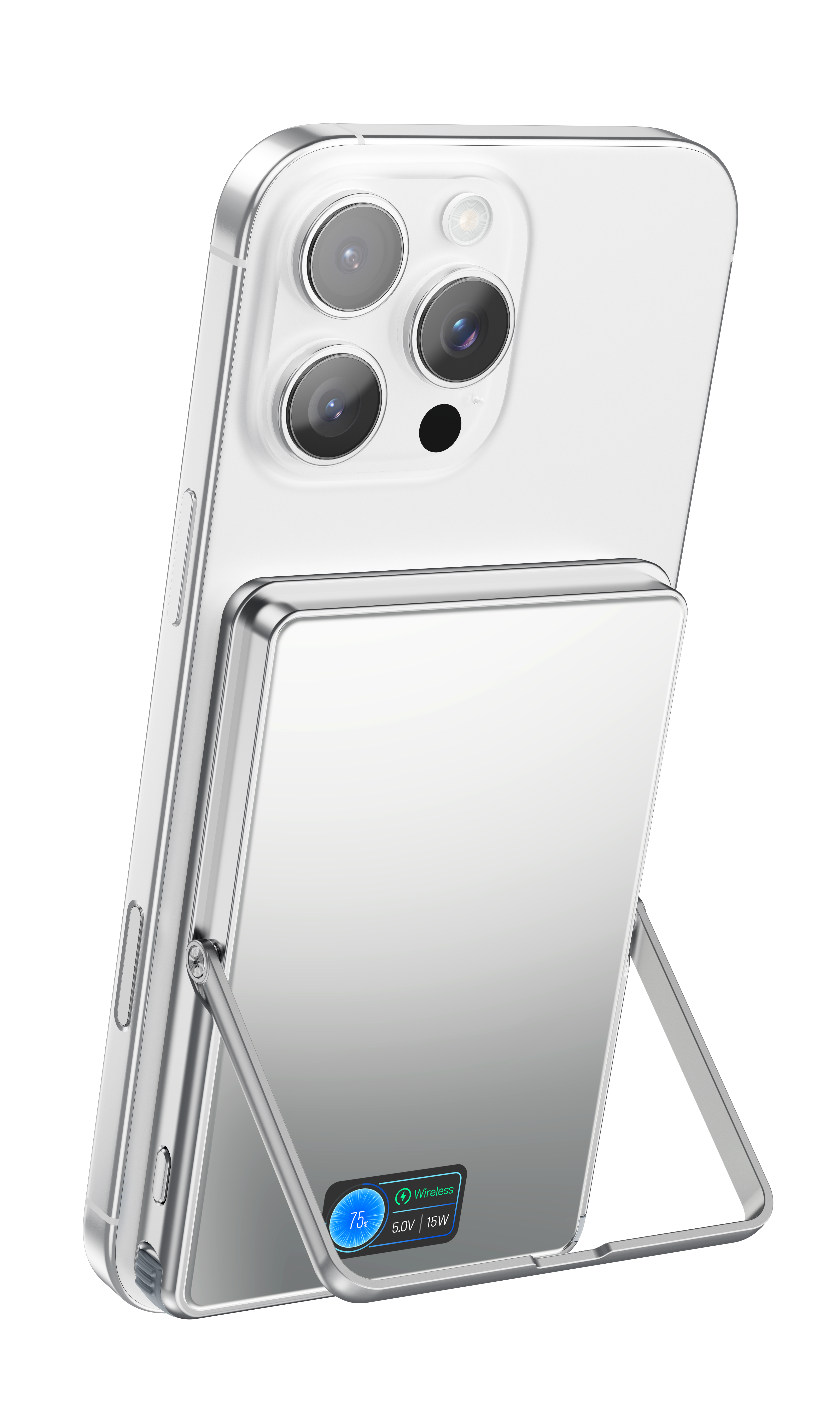 M1U 10000mAh Aluminium PD30W TFT Power Bank With Stand With Cable