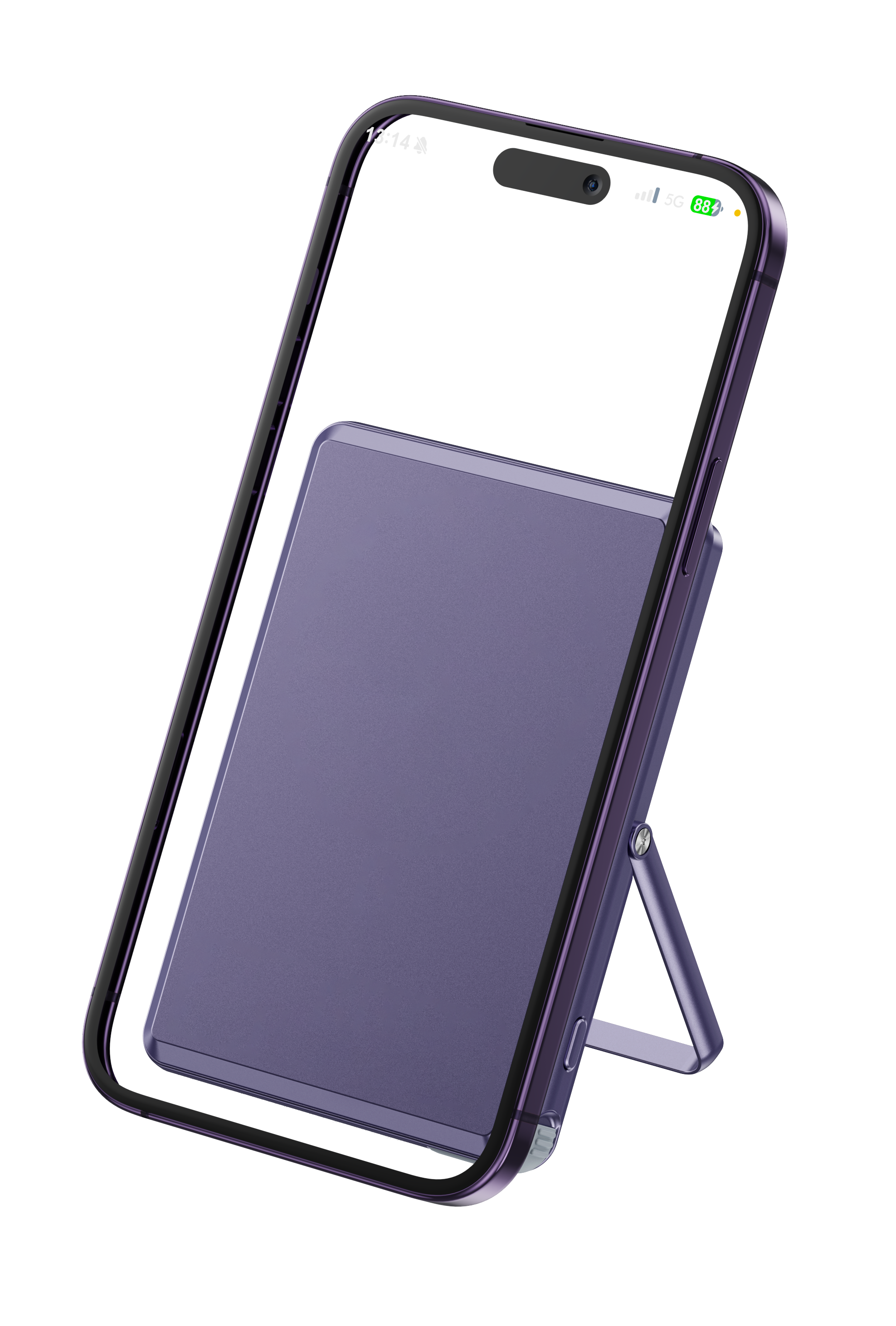 M1U 10000mAh Aluminium PD30W TFT Power Bank With Stand With Cable