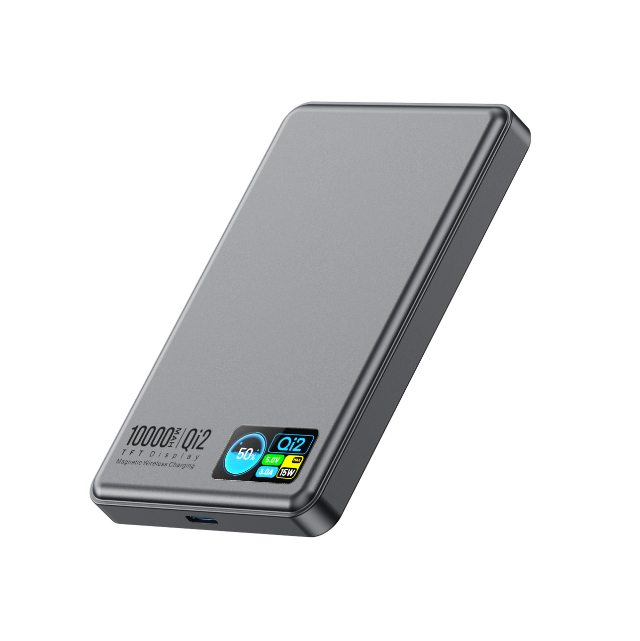 P9 10000mAh PD20W Ultra-thin 13.5MM Aluminum TFT Magsafe Power Bank