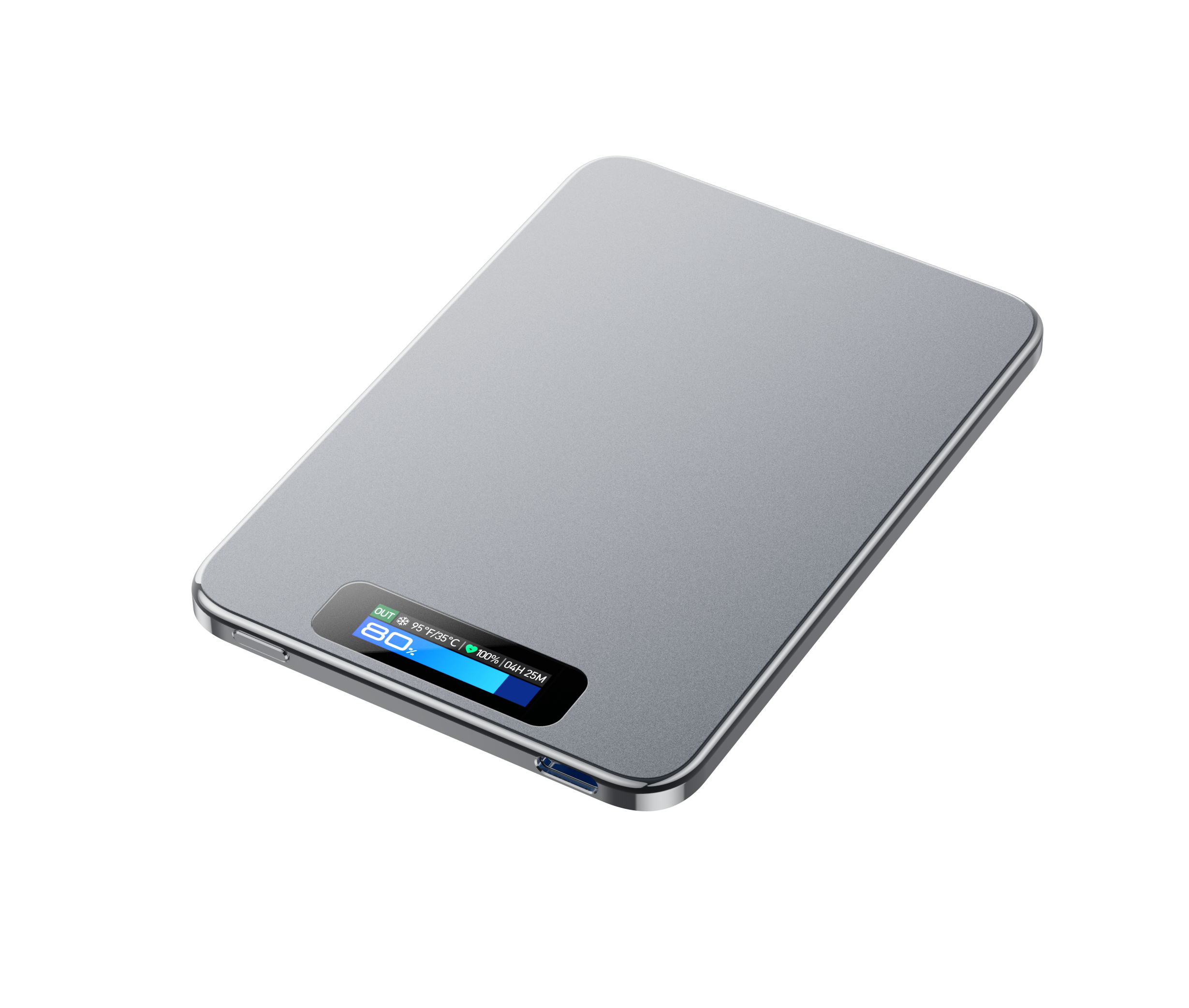 P22 Super-Slim 4.99MM 3000mAh TFT Power Bank