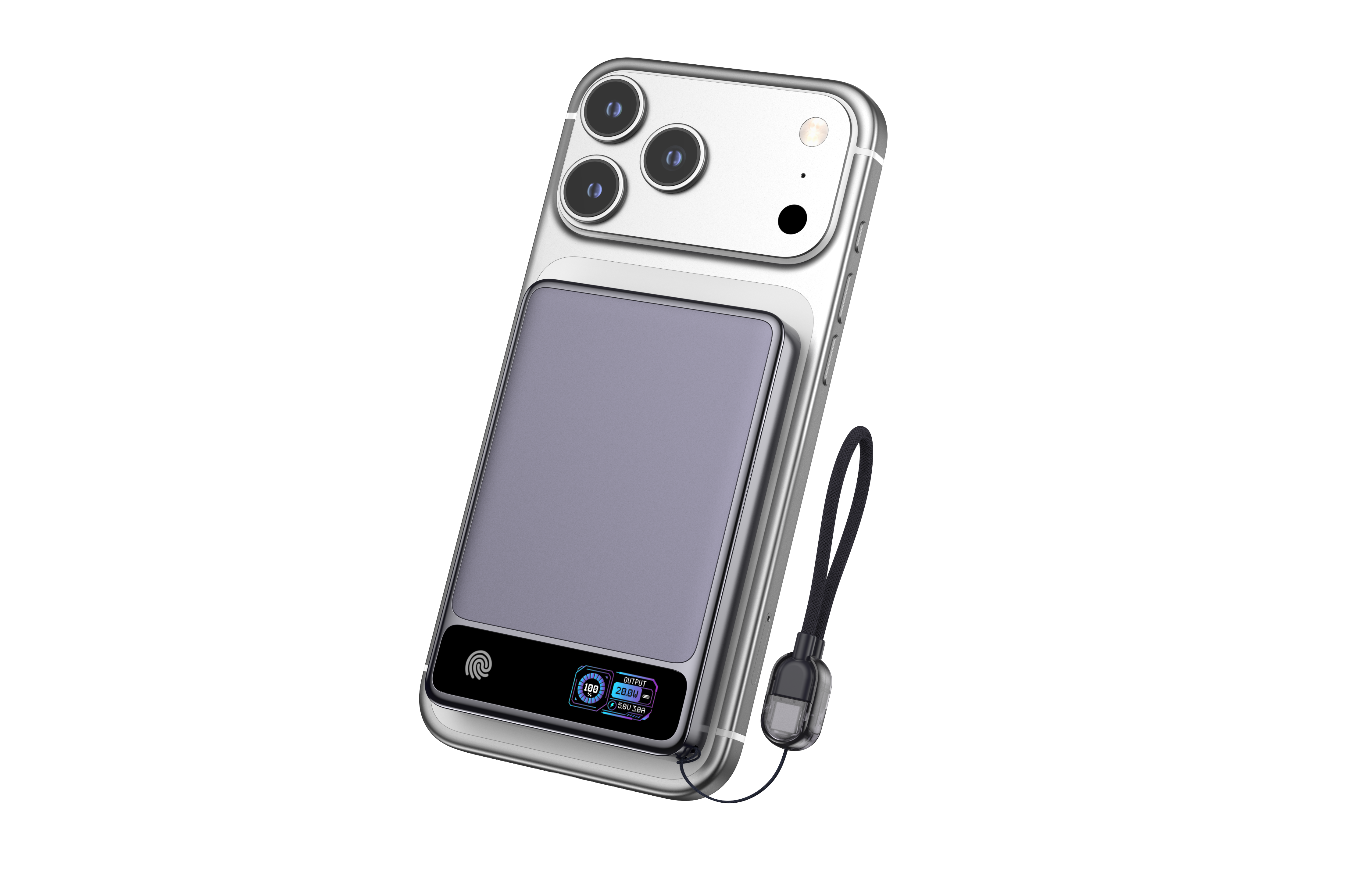 DJ01/DJ02 5000mAh/10000mAh TFT Magsafe Power Bank With Premium Finish
