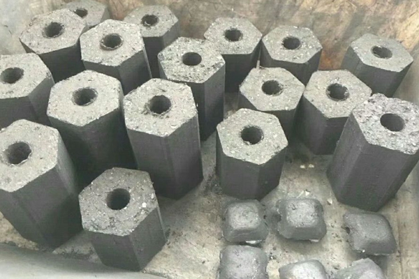 Burning Effect of Charcoal Briquette Made By Hongrun Charcoal Briquette Machine