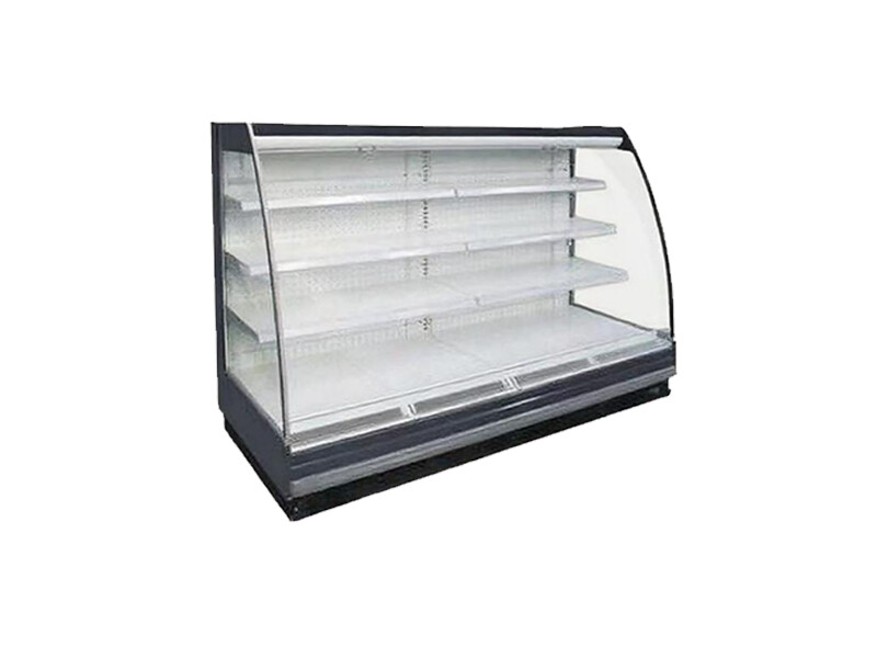 Open half-height cabinet