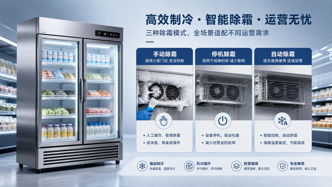 Glass Door Refrigerator Defrost Options Compared