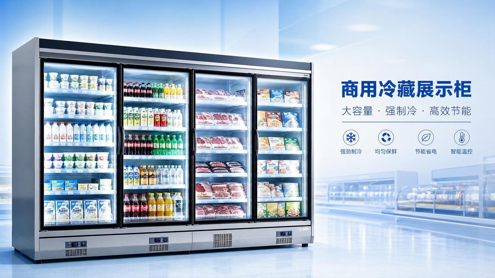 Refrigeration Cabinet Selection Guide: Size, Temperature Range, and Display Needs