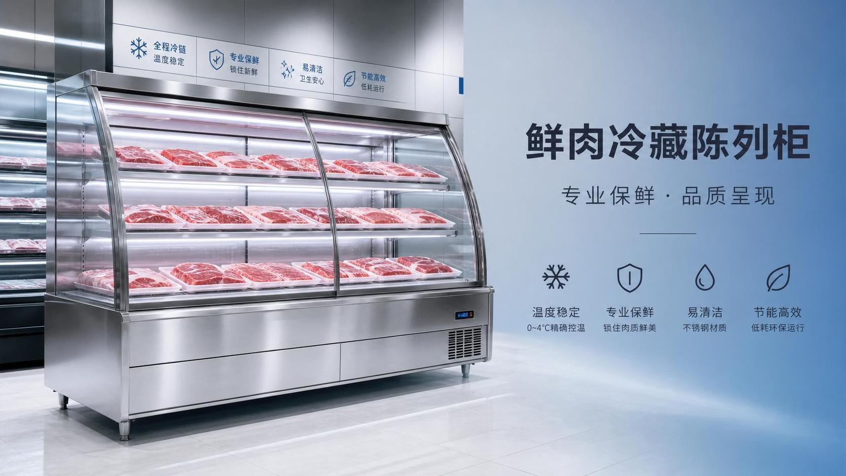 Why Choose a Stainless Steel Fresh Meat Cabinet for High-Hygiene Food Environments?