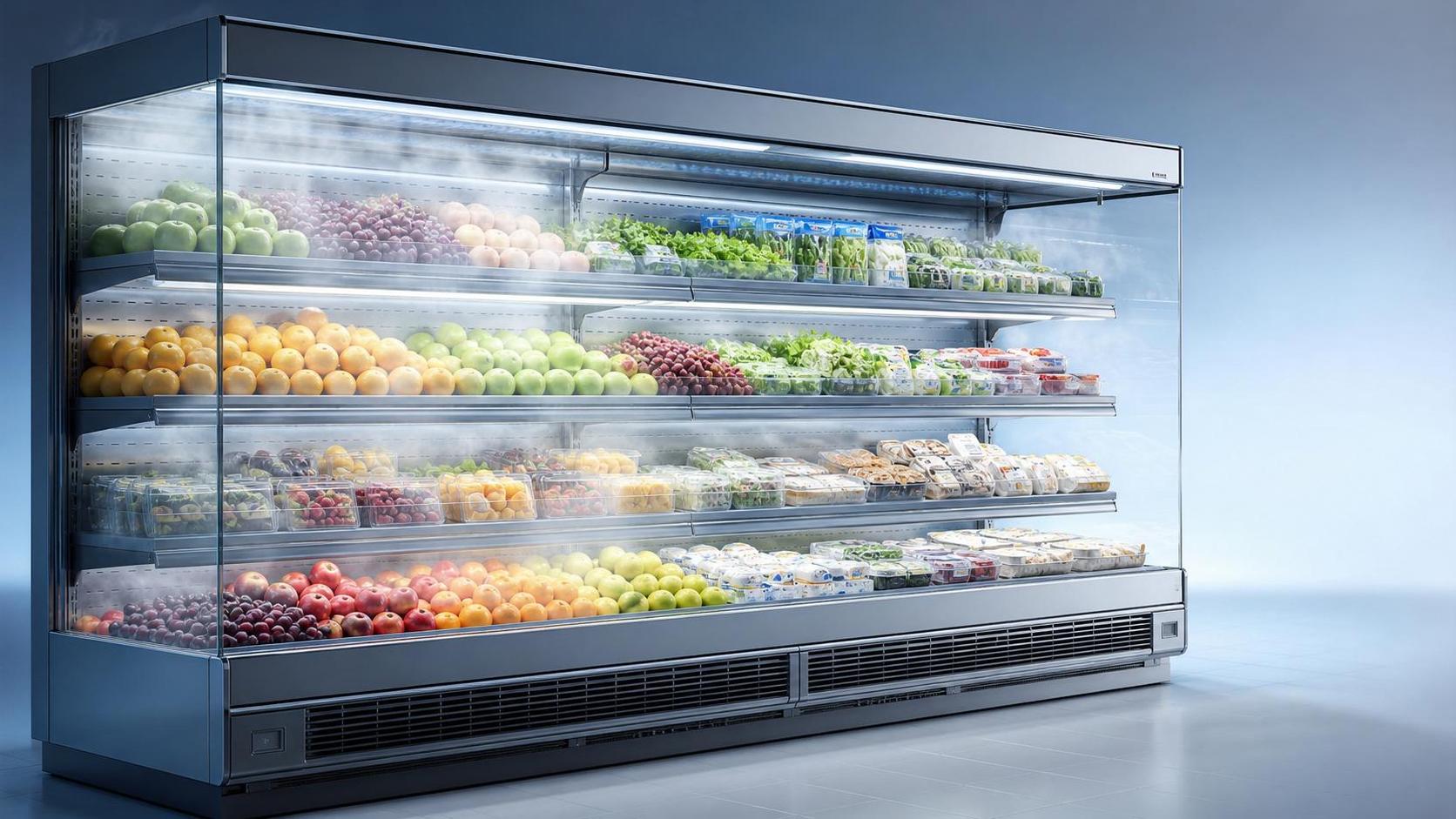 Why an Island Display Cabinet for Supermarket Is Not Cooling Evenly